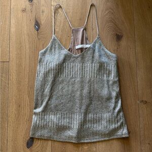 Anthropologie Shimmery Tank Top